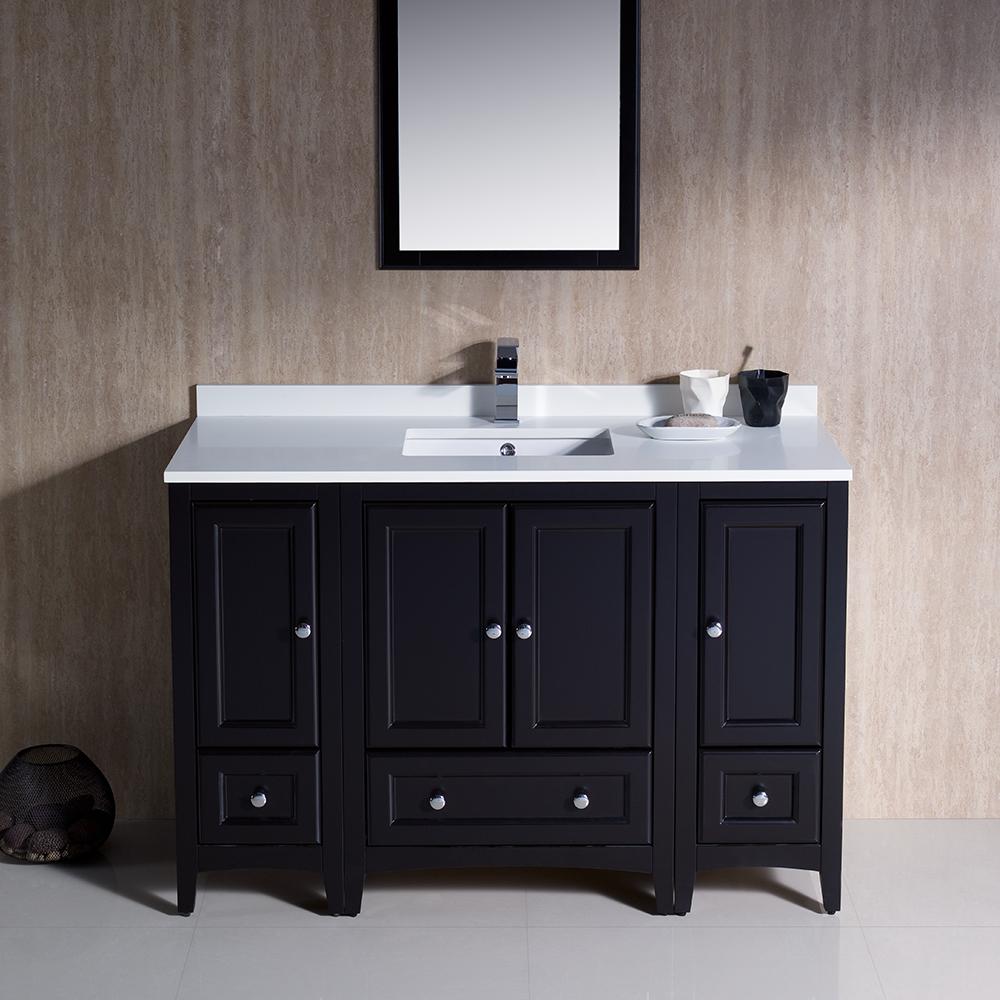 Fresca Oxford 48" Espresso Traditional Bathroom Vanity