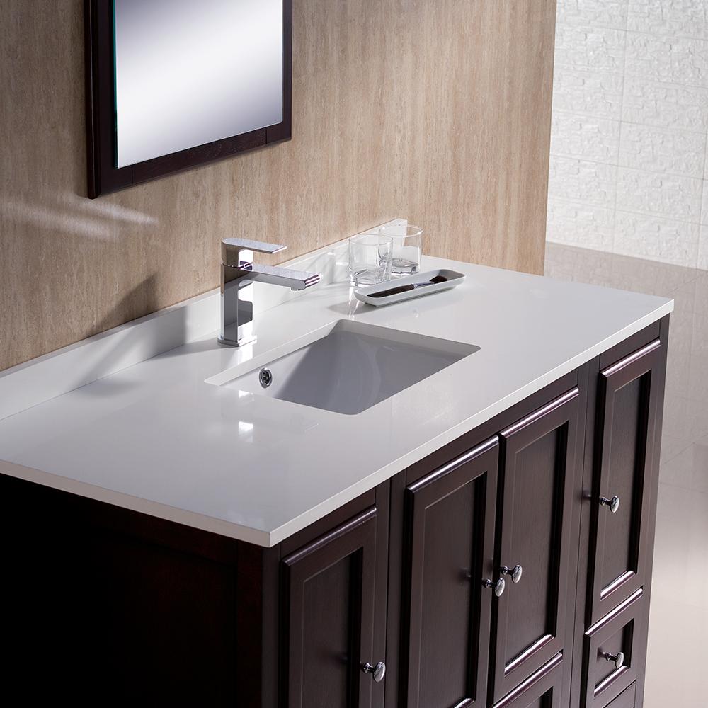 Fresca Oxford 48" Mahogany Traditional Bathroom Vanity