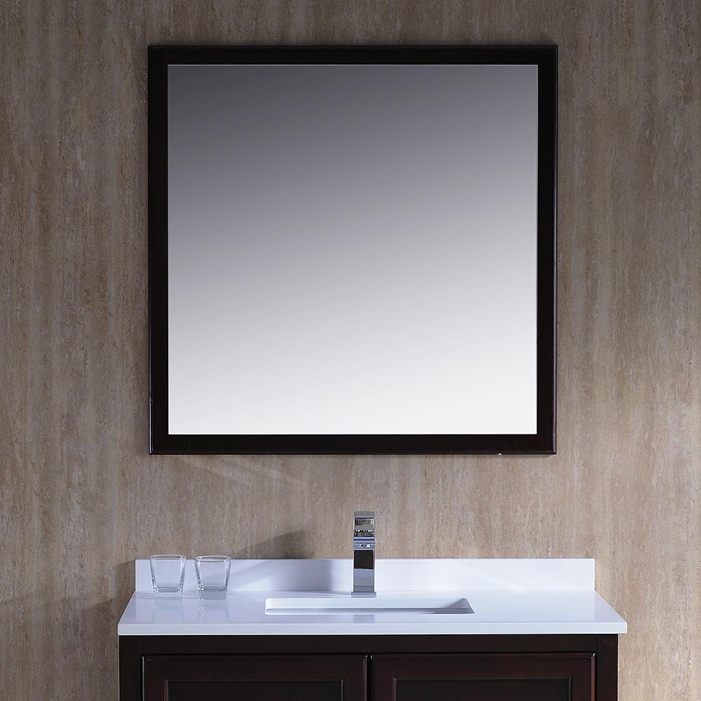 Fresca Oxford 36" Mahogany Traditional Bathroom Vanity