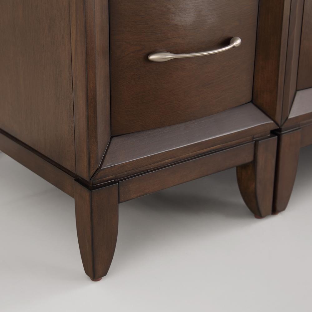 Fresca Cambridge 24" Antique Coffee Traditional Bathroom Vanity w/ Mirror
