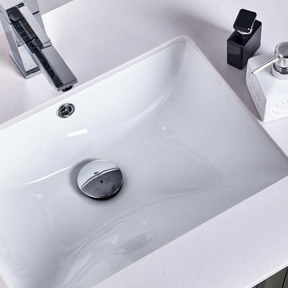 Fresca Manchester Regal 48" Gray Wood Veneer Traditional Double Sink Bathroom Vanity w/ Mirrors