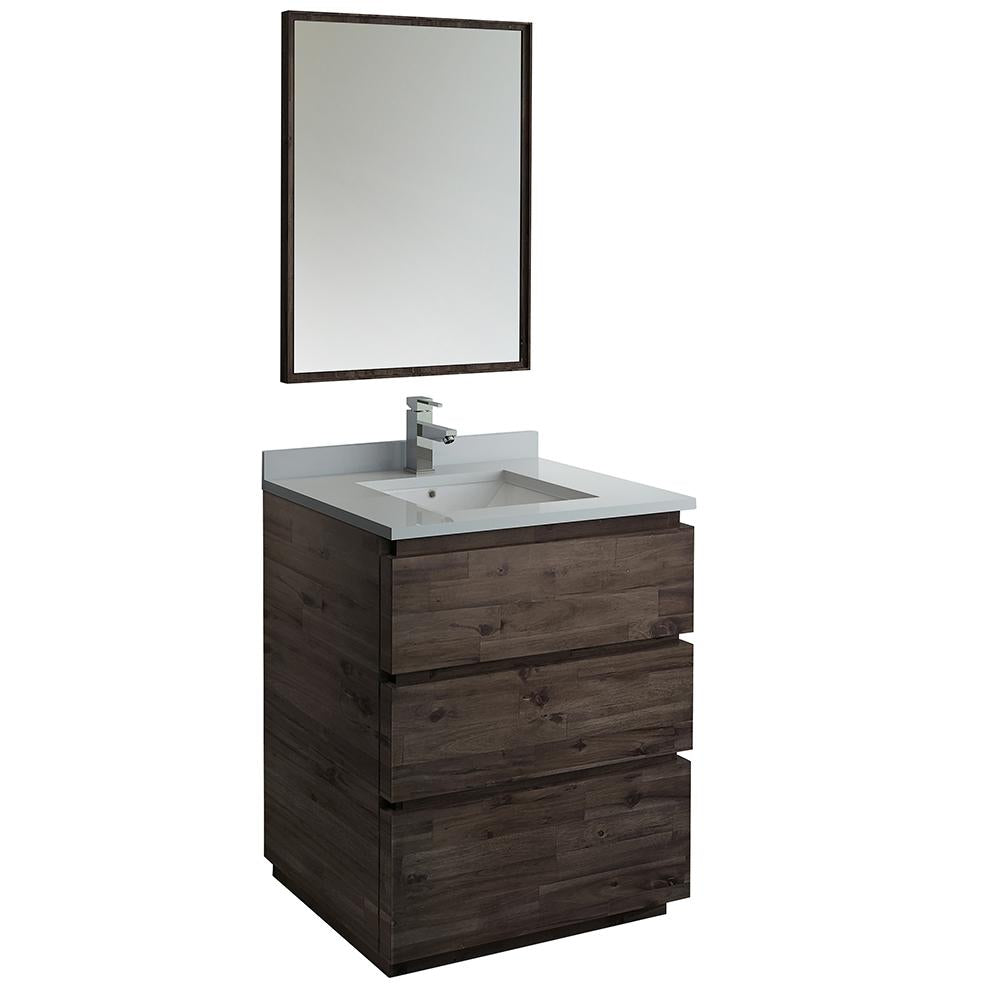 Fresca Formosa 30" Floor Standing Modern Bathroom Vanity w/ Mirror