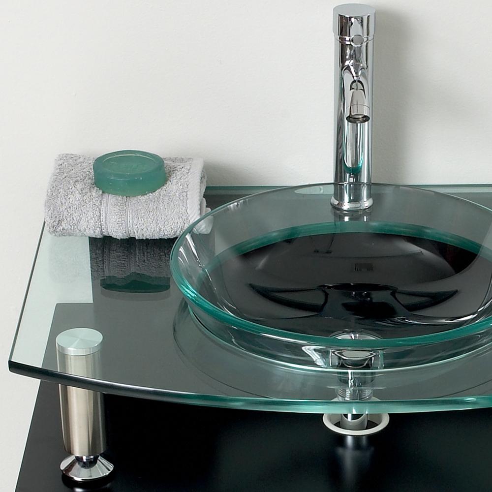 Fresca Contento 30" Espresso Modern Bathroom Vanity w/ Mirror