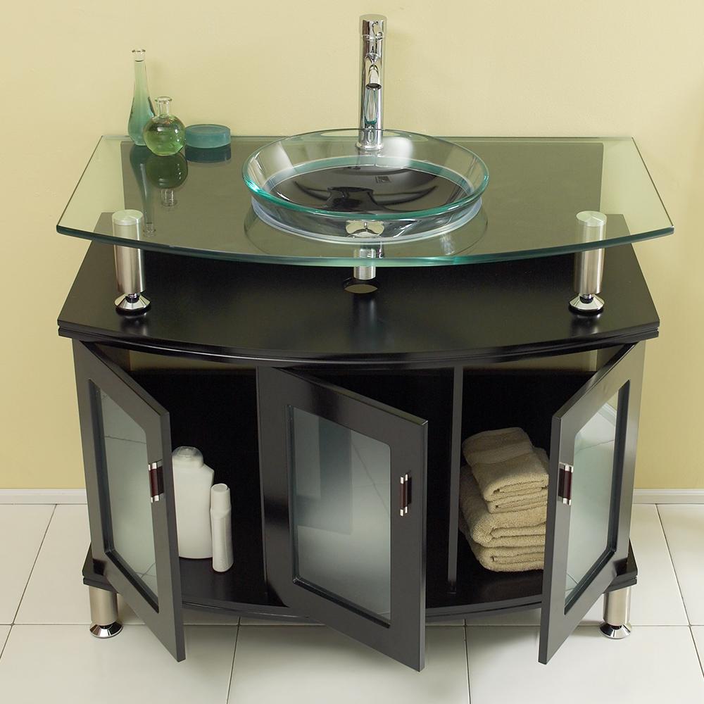 Fresca Contento 40" Espresso Modern Bathroom Vanity w/ Mirror
