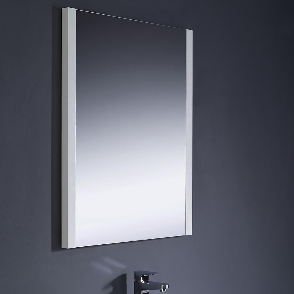 Fresca Torino 30" White Modern Bathroom Vanity w/ Vessel Sink