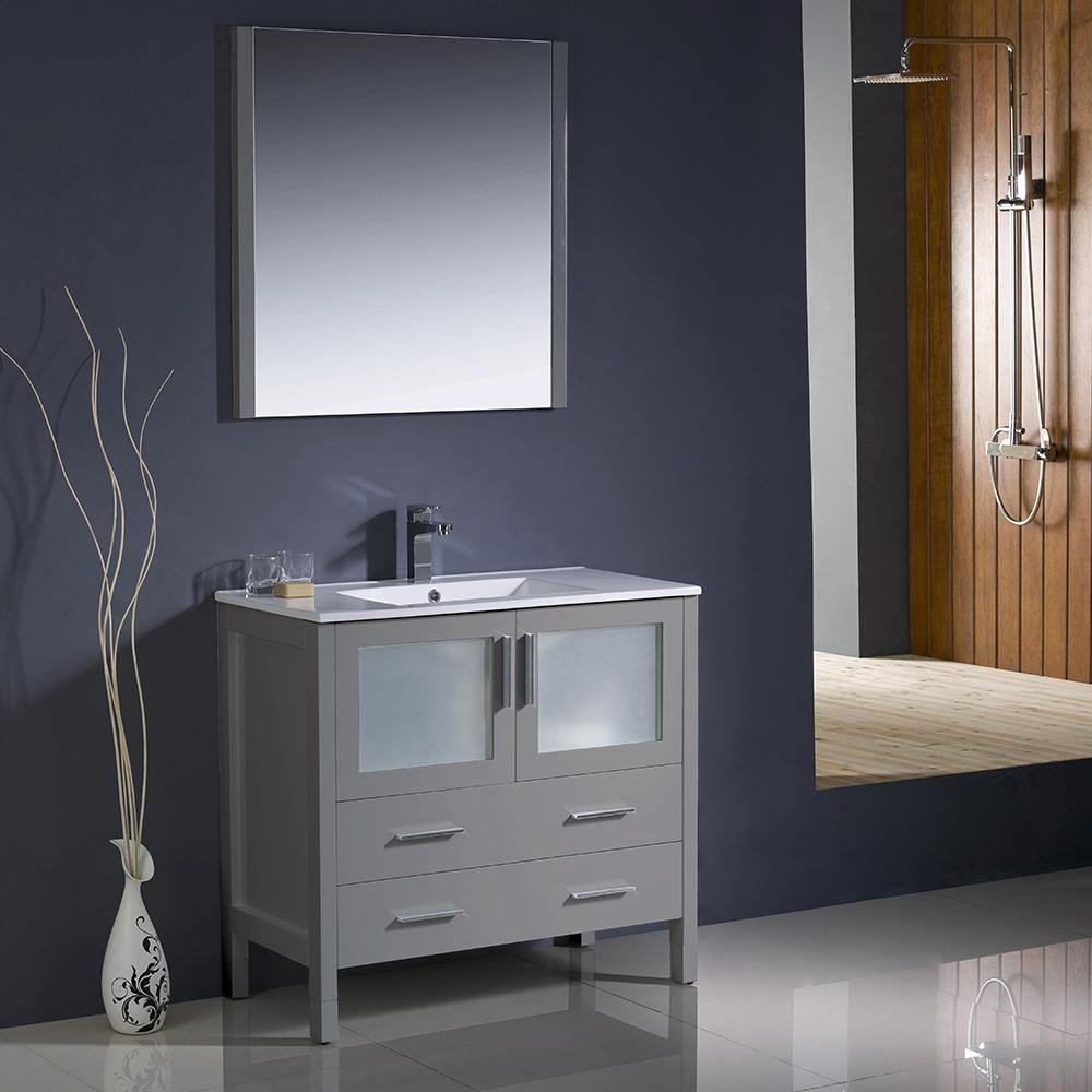 Fresca-Torino-36"-Gray-Modern-Bathroom-Vanity-w/-Integrated-Sink-(FVN6236GR-UNS)