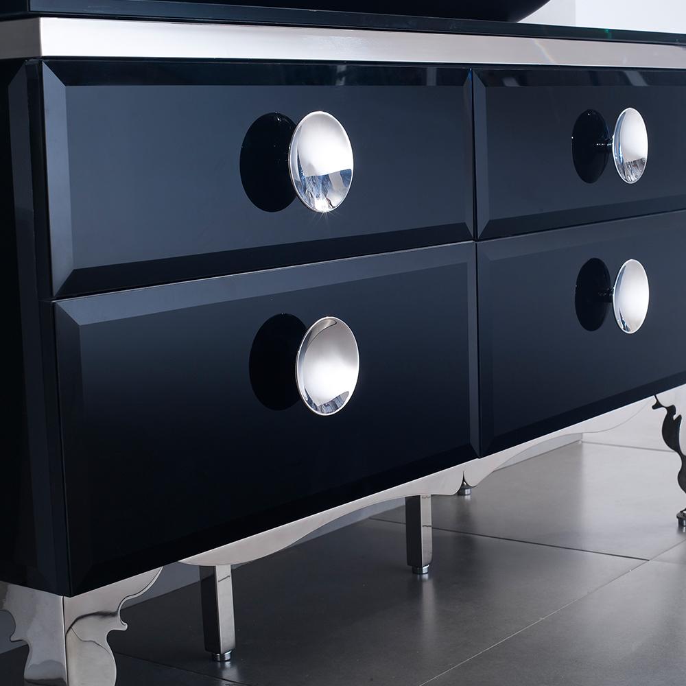 Fresca Moselle 47" Modern Glass Bathroom Vanity w/ Mirror