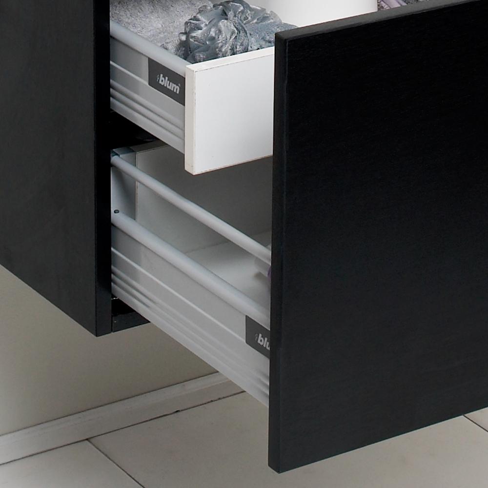 Fresca Nano 24" Black Modern Bathroom Vanity w/ Medicine Cabinet