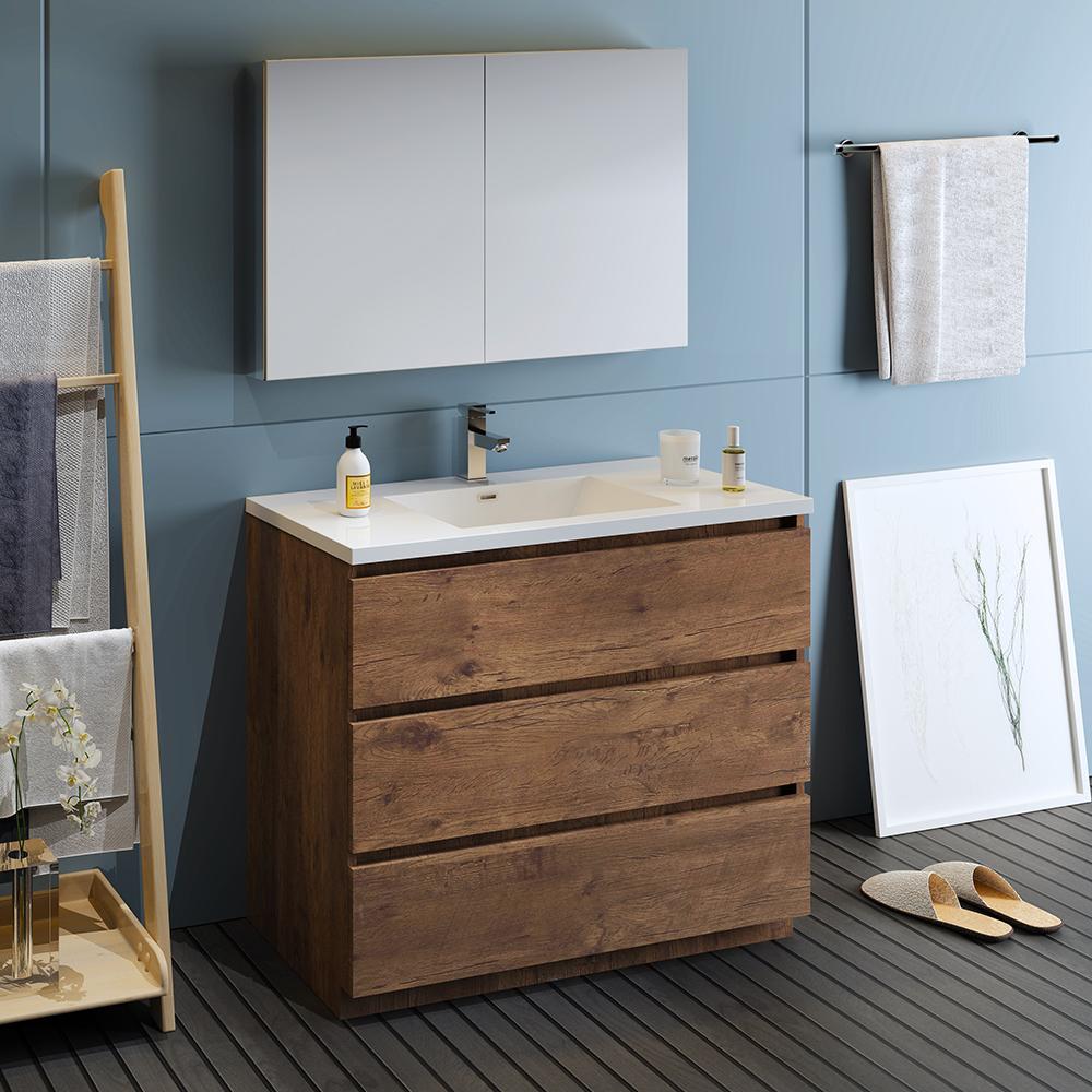 Fresca-Lazzaro-42"-Rosewood-Free-Standing-Modern-Bathroom-Vanity-w/-Medicine-Cabinet-(FVN9342RW)