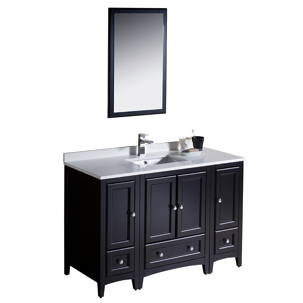 Fresca Oxford 48" Espresso Traditional Bathroom Vanity