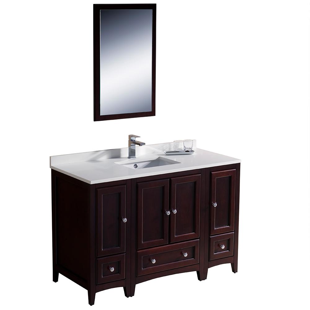 Fresca Oxford 48" Mahogany Traditional Bathroom Vanity