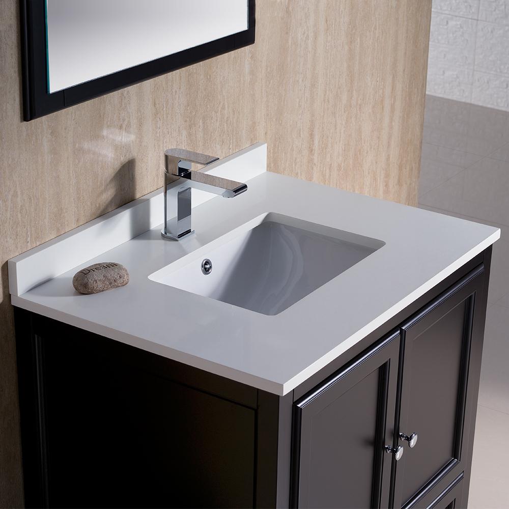 Fresca Oxford 30" Espresso Traditional Bathroom Vanity