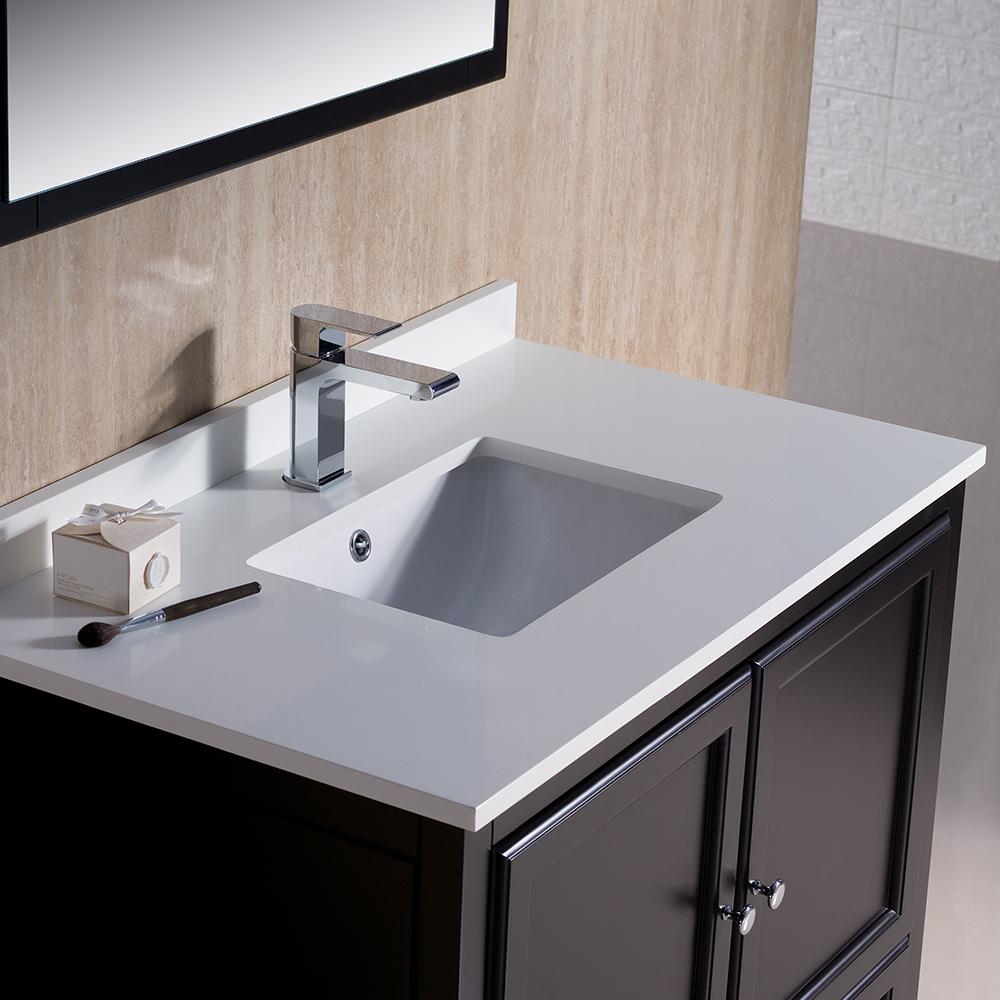 Fresca Oxford 36" Espresso Traditional Bathroom Vanity