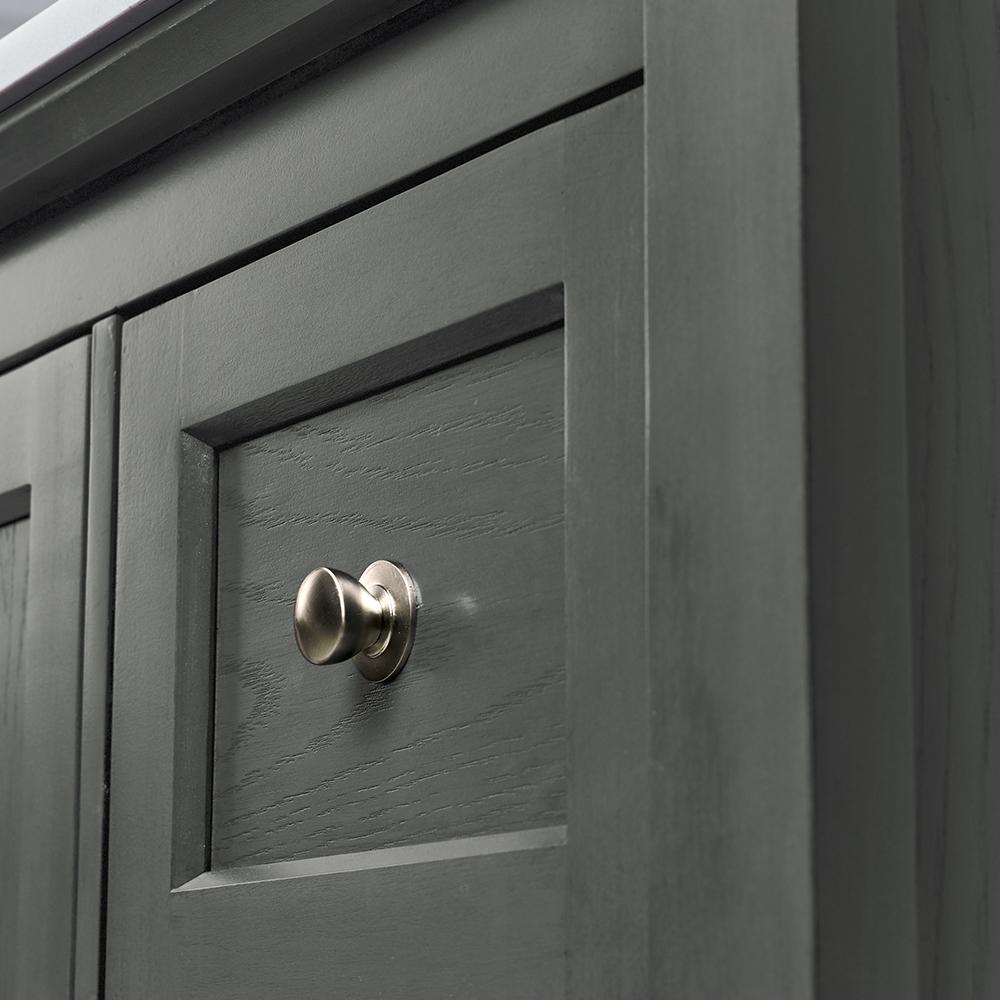 Fresca Manchester Regal 60" Gray Wood Veneer Traditional Double Sink Bathroom Vanity w/ Mirrors