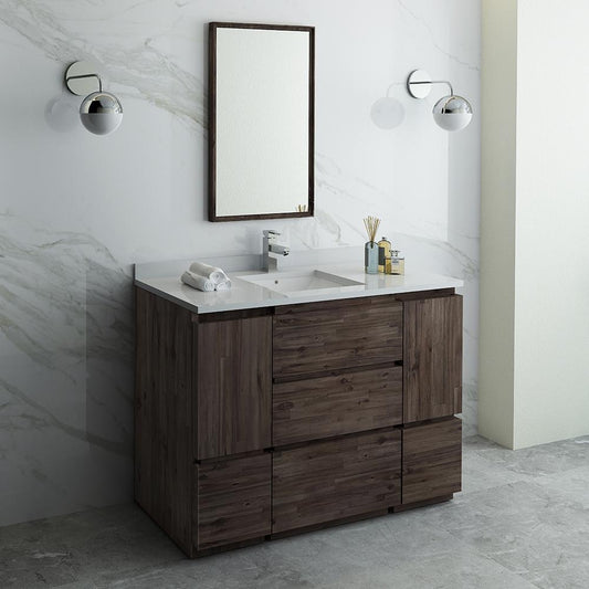 Fresca-Formosa-48"-Floor-Standing-Modern-Bathroom-Vanity-w/-Mirror-(FVN31-122412ACA-FC)