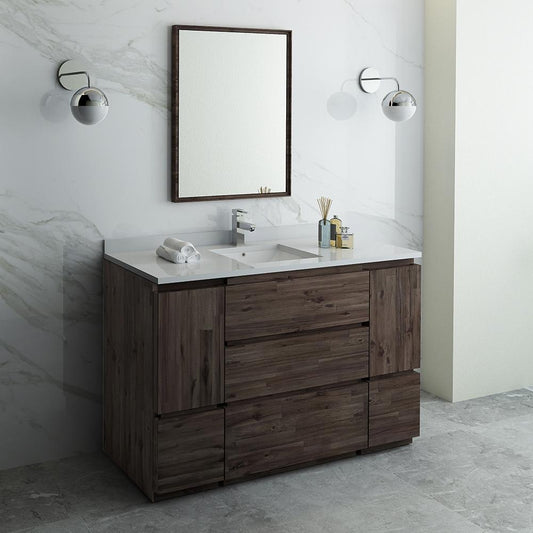 Fresca-Formosa-54"-Floor-Standing-Modern-Bathroom-Vanity-w/-Mirror-(FVN31-123012ACA-FC)