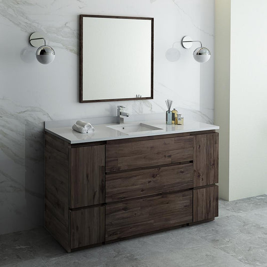Fresca-Formosa-60"-Floor-Standing-Single-Sink-Modern-Bathroom-Vanity-w/-Mirror-(FVN31-123612ACA-FC)