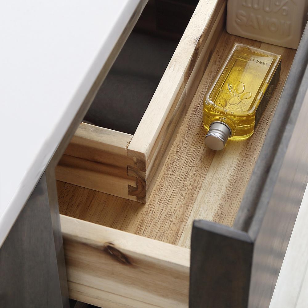 Fresca Formosa 48" Floor Standing Double Sink Modern Bathroom Vanity w/ Open Bottom & Mirrors