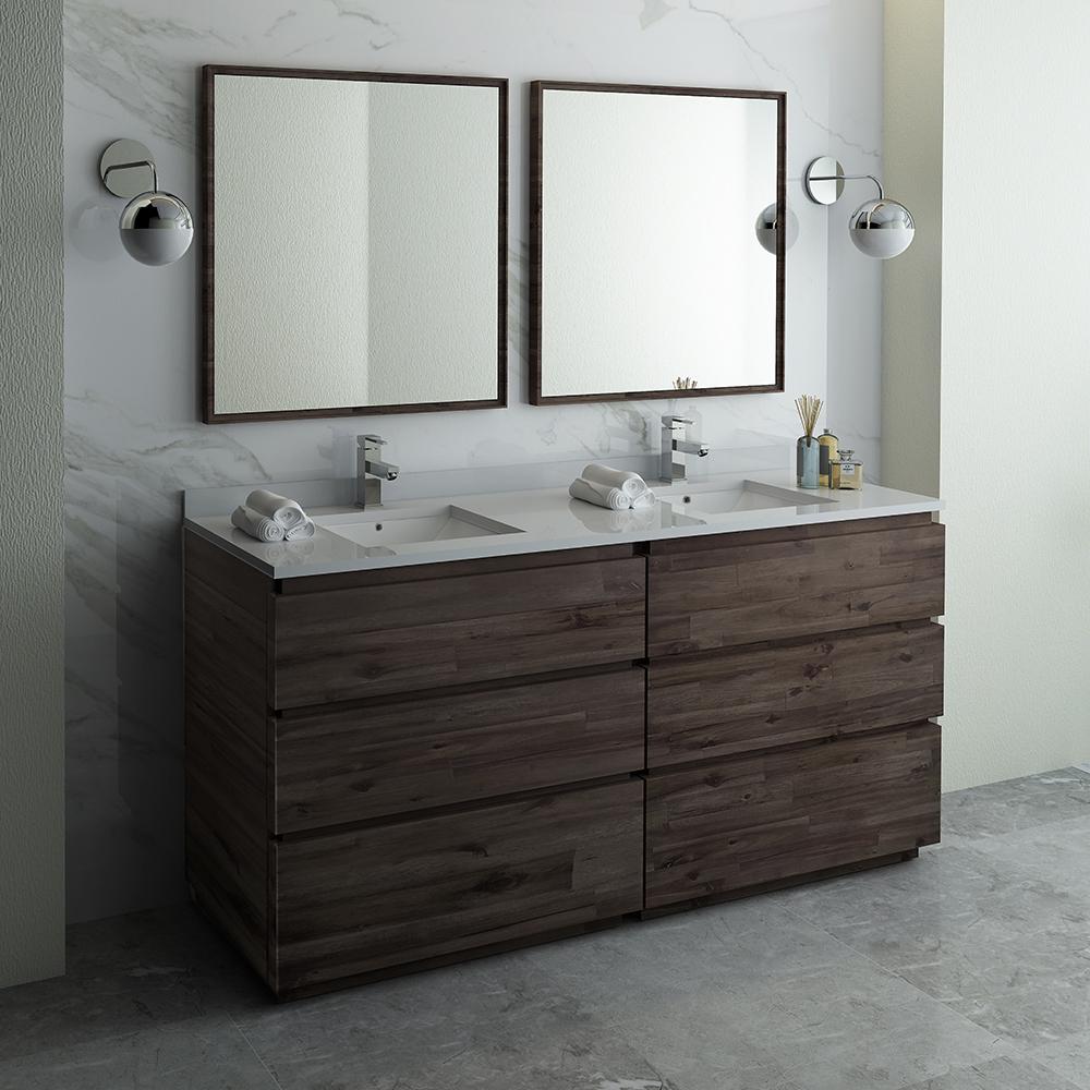 Fresca-Formosa-72"-Floor-Standing-Double-Sink-Modern-Bathroom-Vanity-w/-Mirrors-(FVN31-3636ACA-FC)