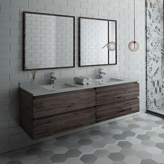 Fresca-Formosa-72"-Wall-Hung-Double-Sink-Modern-Bathroom-Vanity-w/-Mirrors-(FVN31-3636ACA)
