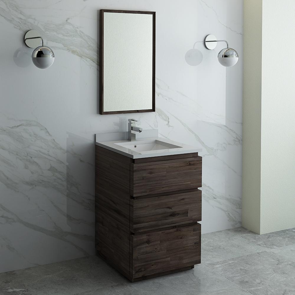 Fresca-Formosa-24"-Floor-Standing-Modern-Bathroom-Vanity-w/-Mirror-(FVN3124ACA-FC)