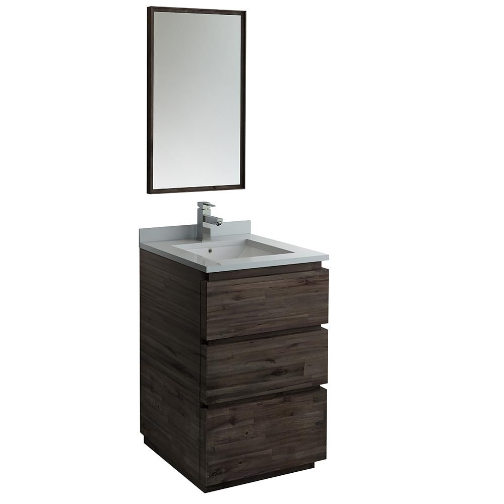 Fresca Formosa 24" Floor Standing Modern Bathroom Vanity w/ Mirror