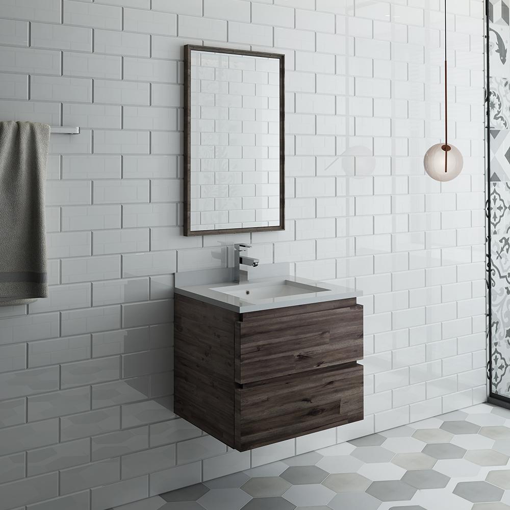 Fresca-Formosa-24"-Wall-Hung-Modern-Bathroom-Vanity-w/-Mirror-(FVN3124ACA)