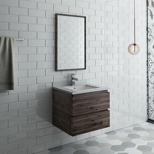 Fresca-Formosa-24"-Wall-Hung-Modern-Bathroom-Vanity-w/-Mirror-(FVN3124ACA)