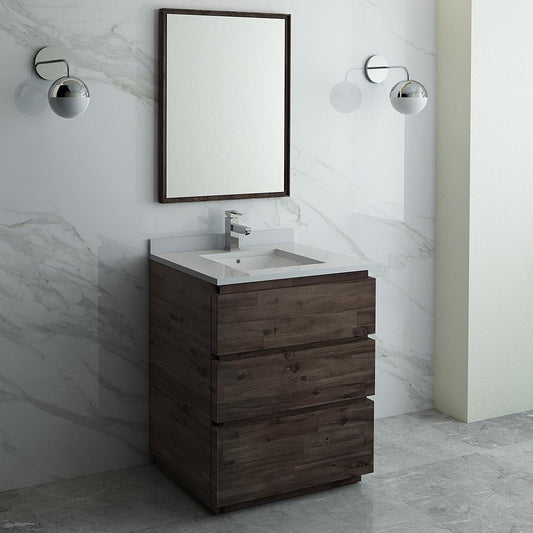 Fresca-Formosa-30"-Floor-Standing-Modern-Bathroom-Vanity-w/-Mirror-(FVN3130ACA-FC)