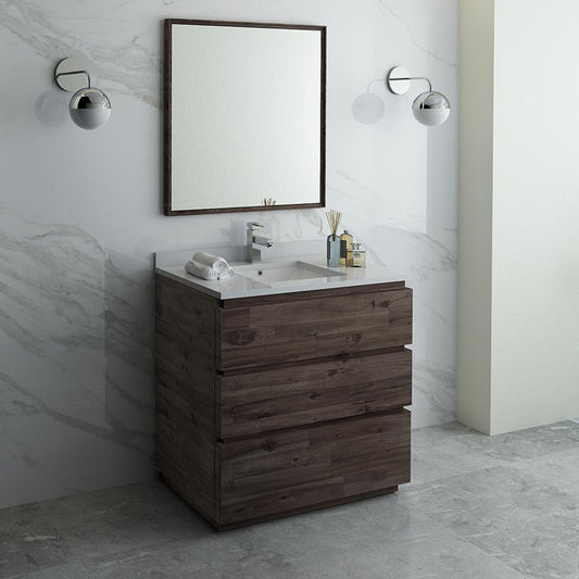 Fresca-Formosa-36"-Floor-Standing-Modern-Bathroom-Vanity-w/-Mirror-(FVN3136ACA-FC)
