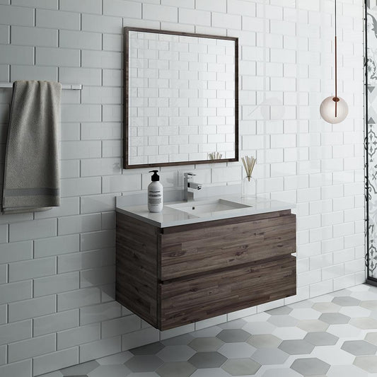 Fresca-Formosa-36"-Wall-Hung-Modern-Bathroom-Vanity-w/-Mirror-(FVN3136ACA)