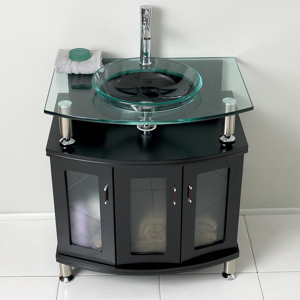 Fresca Contento 30" Espresso Modern Bathroom Vanity w/ Mirror