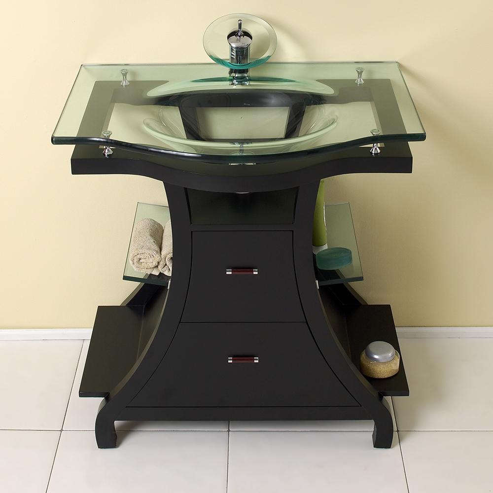 Fresca Cortese 32" Espresso Modern Bathroom Vanity w/ Mirror