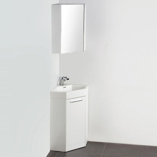 Fresca-Coda-18"-White-Modern-Corner-Bathroom-Vanity-(FVN5084WH)
