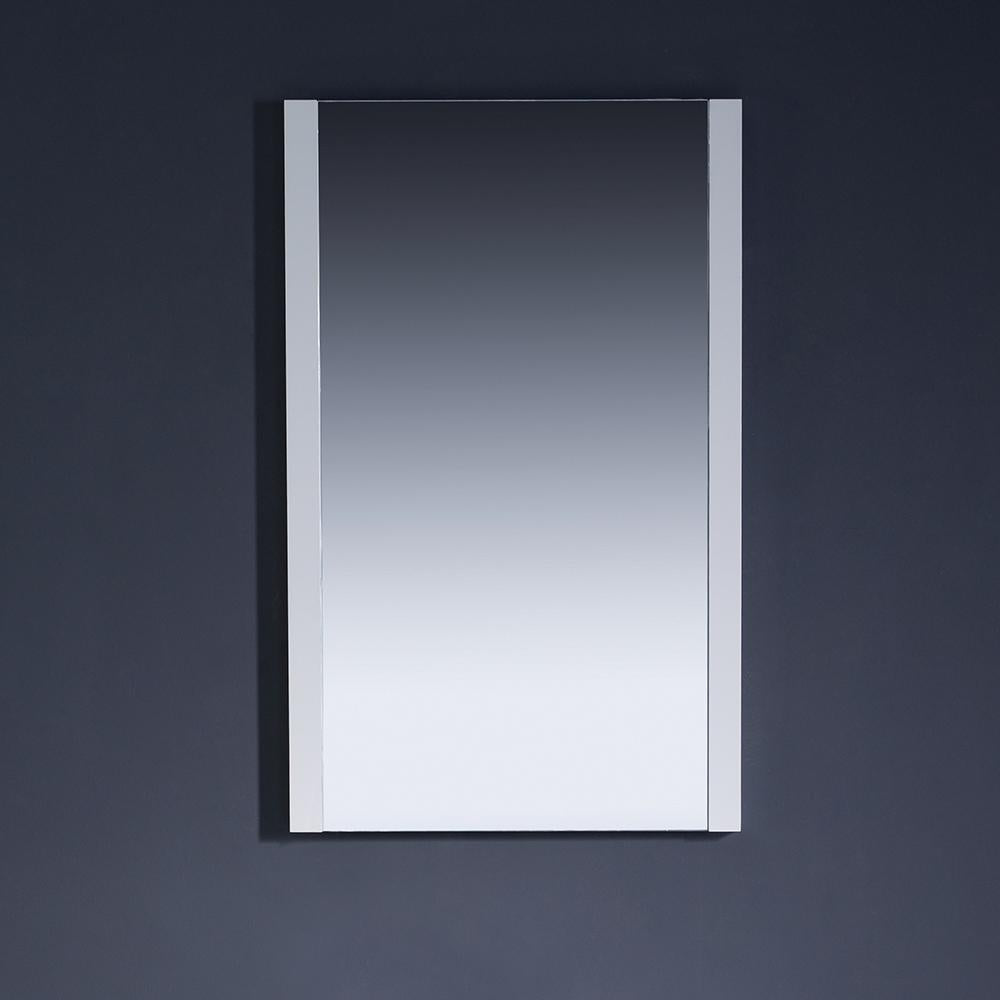 Fresca Torino 36" White Modern Bathroom Vanity w/ Side Cabinet & Integrated Sink