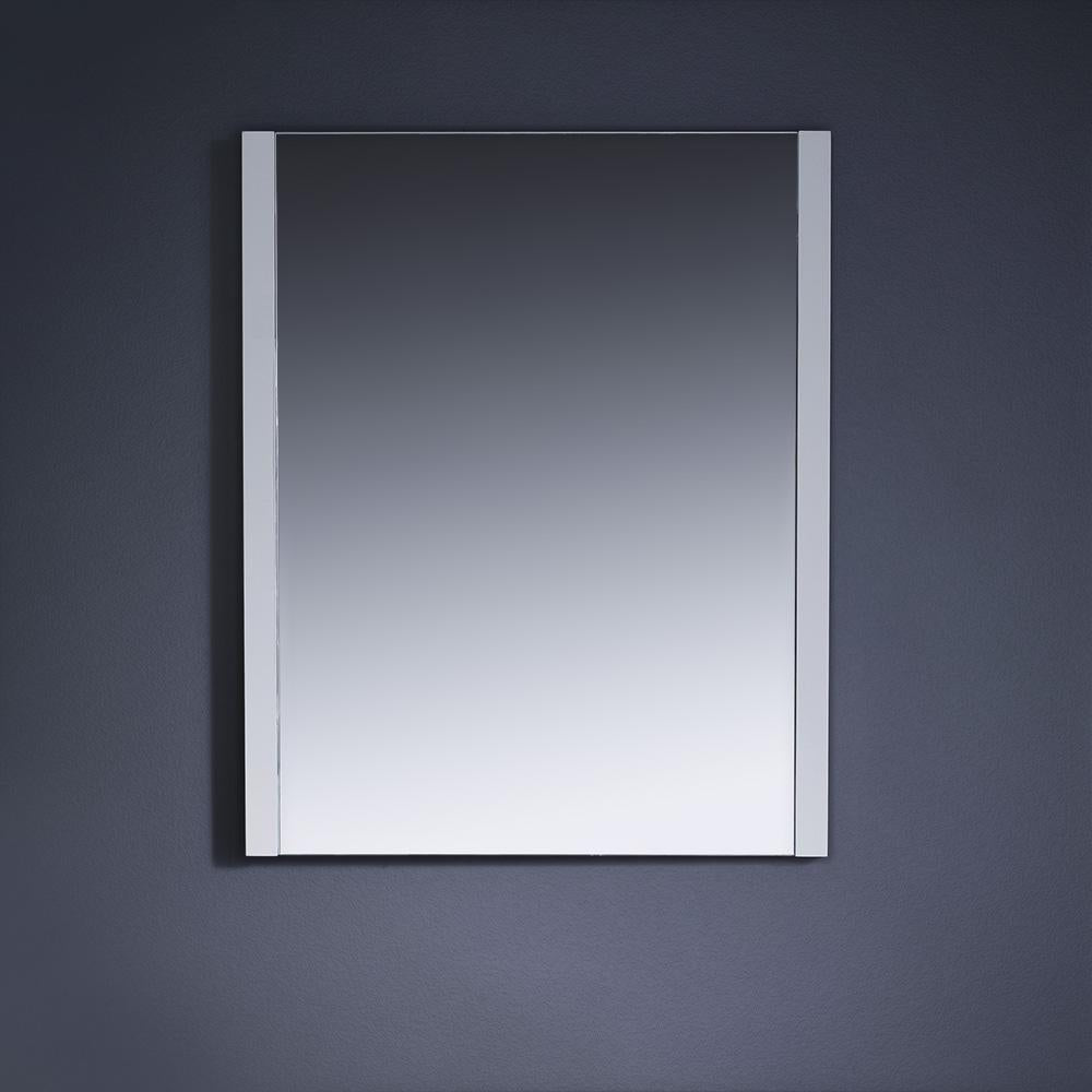 Fresca Torino 42" White Modern Bathroom Vanity w/ Side Cabinet & Integrated Sink