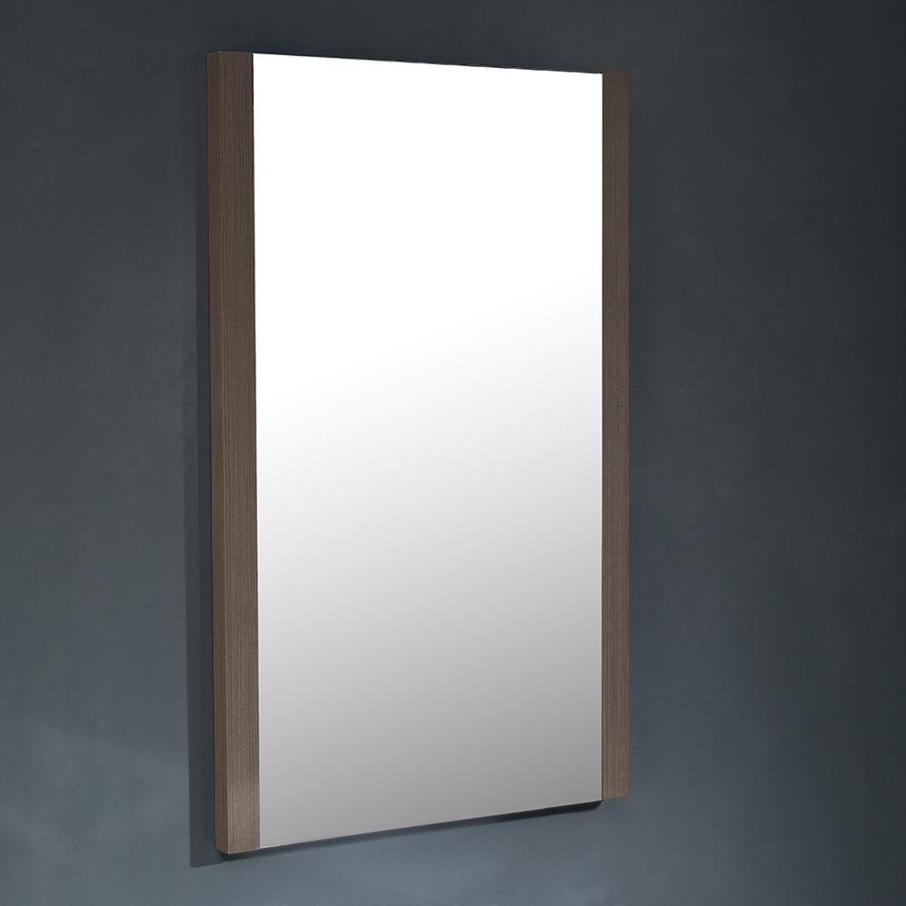 Fresca Torino 24" Gray Oak Modern Bathroom Vanity w/ Integrated Sink