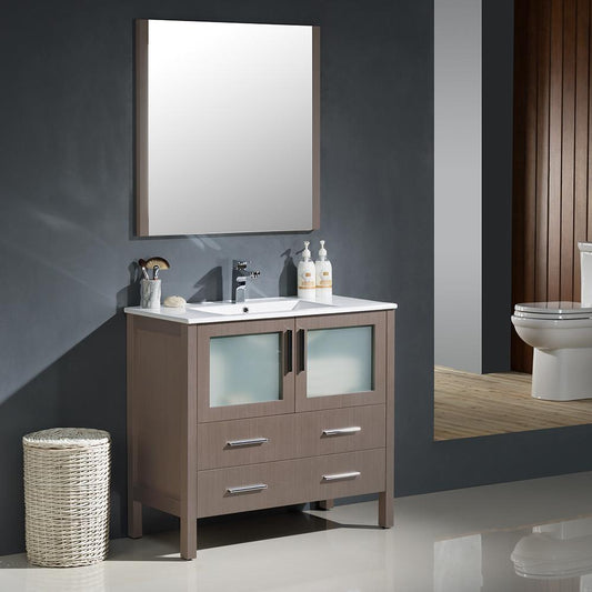 Fresca-Torino-36"-Gray-Oak-Modern-Bathroom-Vanity-w/-Integrated-Sink-(FVN6236GO-UNS)