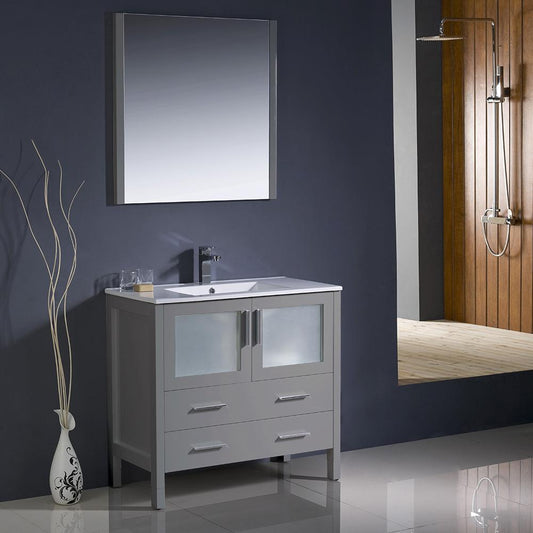 Fresca-Torino-36"-Gray-Modern-Bathroom-Vanity-w/-Integrated-Sink-(FVN6236GR-UNS)