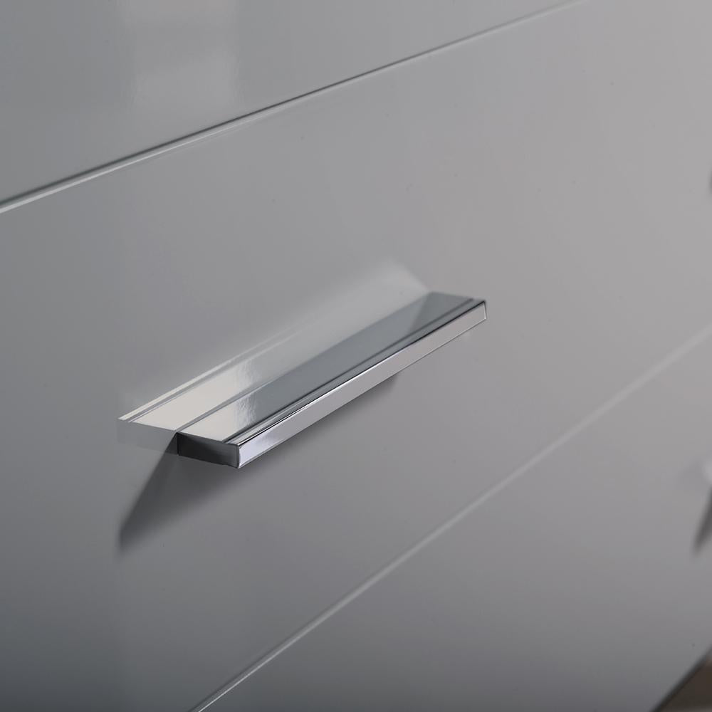 Fresca Torino 36" Gray Modern Bathroom Vanity w/ Integrated Sink