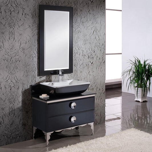 Fresca-Moselle-36"-Modern-Glass-Bathroom-Vanity-w/-Mirror-(FVN7712BL)