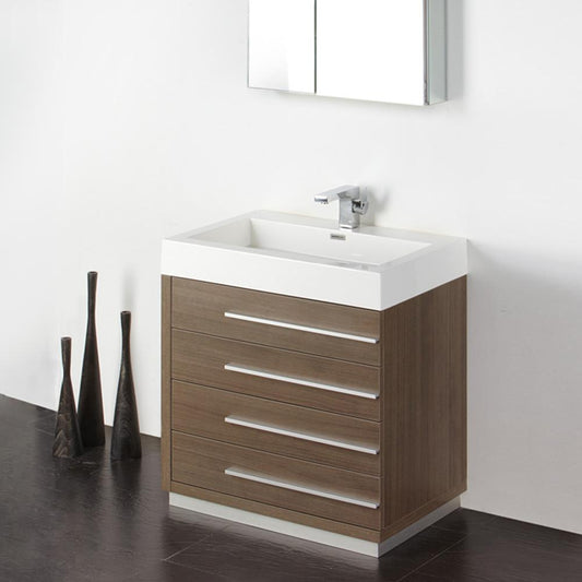 Fresca-Livello-30"-Gray-Oak-Modern-Bathroom-Vanity-w/-Medicine-Cabinet-(FVN8030GO)