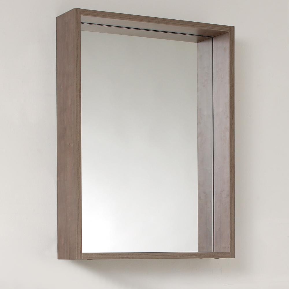Fresca Potenza 28" Gray Oak Modern Bathroom Vanity w/ Pop Open Drawer