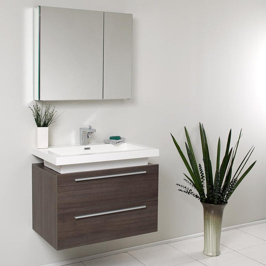 Fresca-Medio-32"-Gray-Oak-Modern-Bathroom-Vanity-w/-Medicine-Cabinet-(FVN8080GO)