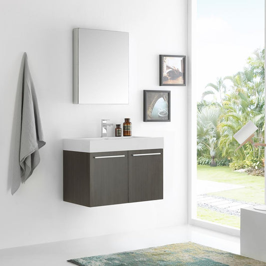 Fresca-Vista-30"-Gray-Oak-Wall-Hung-Modern-Bathroom-Vanity-w/-Medicine-Cabinet-(FVN8089GO)