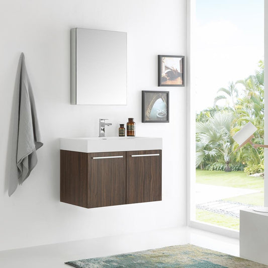 Fresca-Vista-30"-Walnut-Wall-Hung-Modern-Bathroom-Vanity-w/-Medicine-Cabinet-(FVN8089GW)