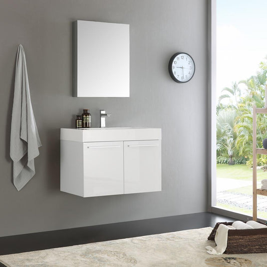 Fresca-Vista-30"-White-Wall-Hung-Modern-Bathroom-Vanity-w/-Medicine-Cabinet-(FVN8089WH)