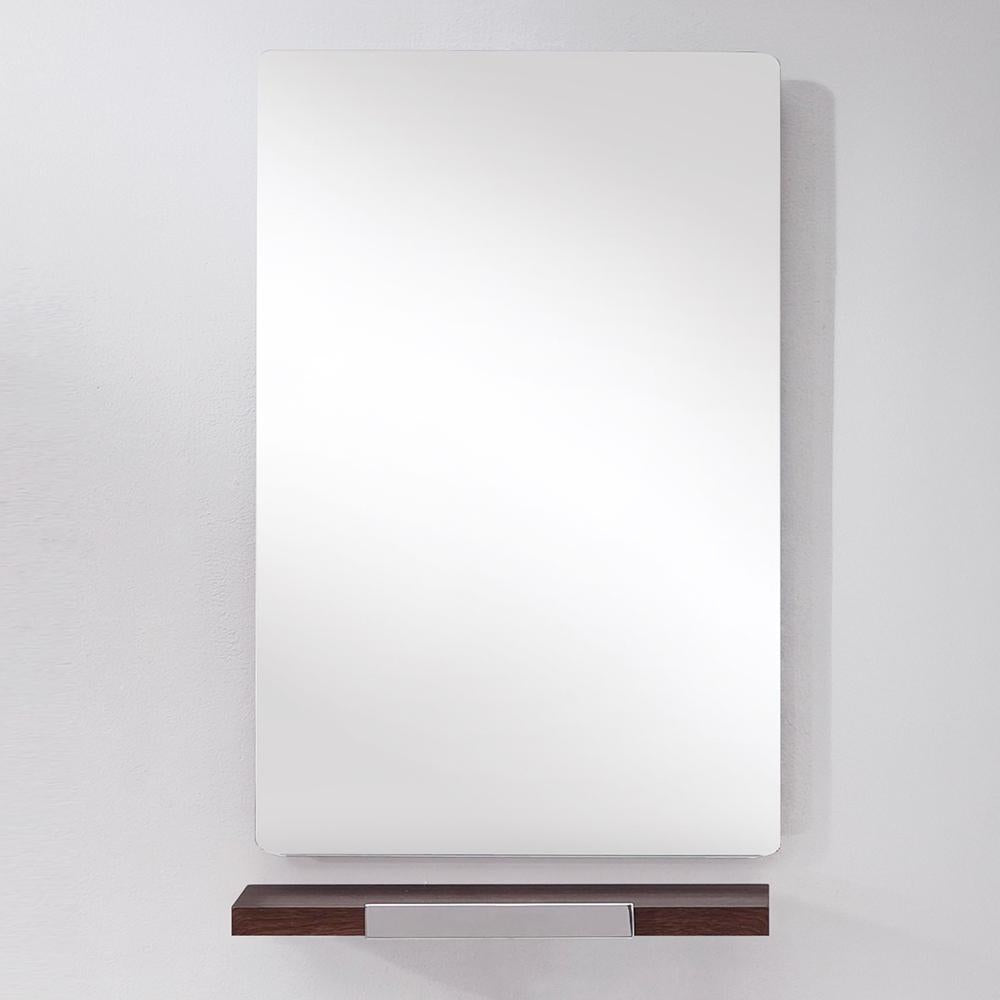 Fresca Adour 16" Dark Walnut Modern Bathroom Vanity w/ Mirror