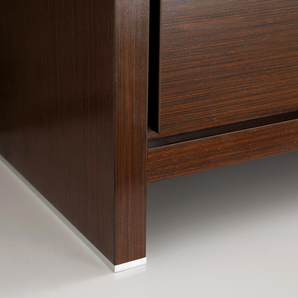 Fresca Allier 60" Wenge Brown Modern Single Sink Bathroom Vanity w/ Mirror