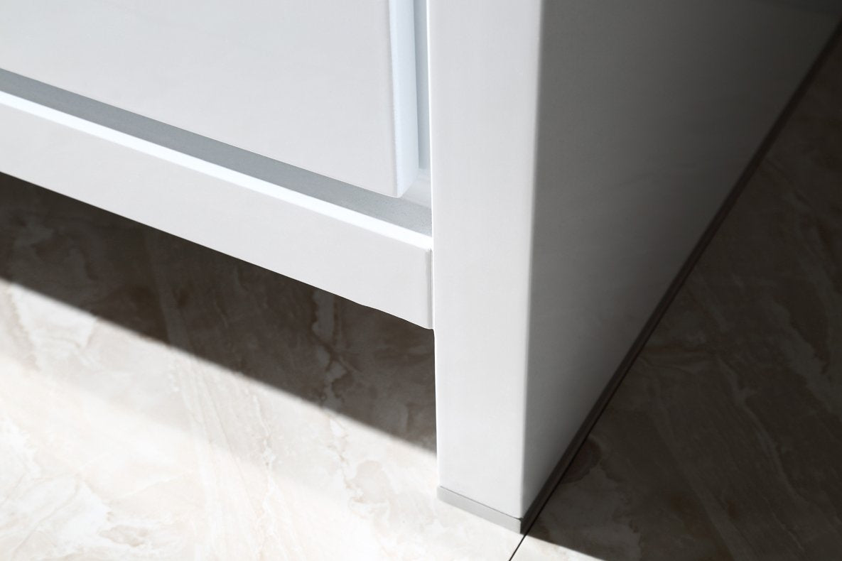 Fresca Allier 36" White Modern Bathroom Vanity w/ Mirror